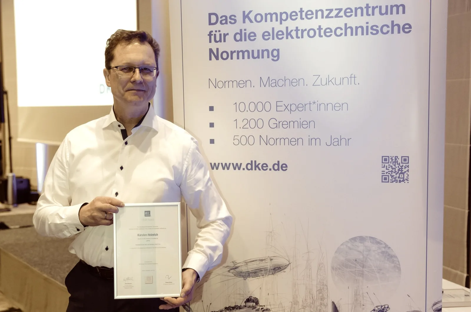 IEC 1906 Award for our CEO Karsten Heinrich